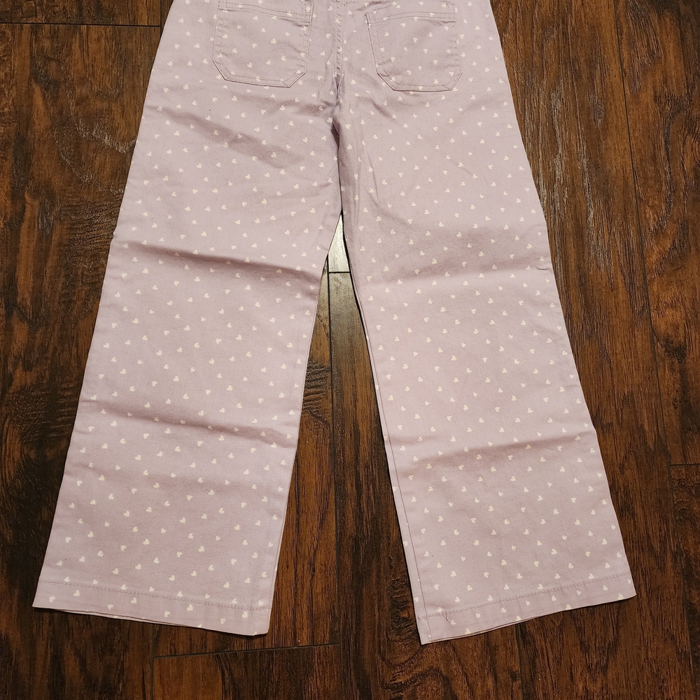 Art Class Lavender White Polka Dots Kids Jeans Sz. 12